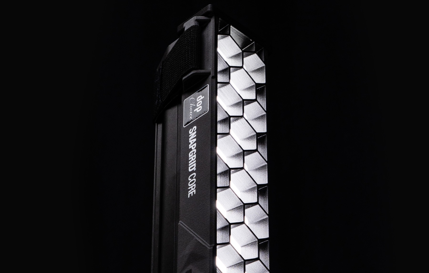Snapgrid Core mounted on the DoP Choice Omnibar